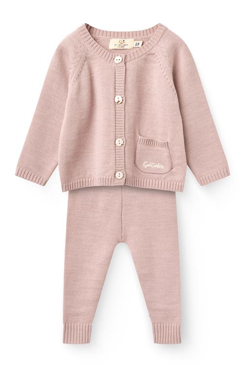 Copenhagen Colors Classic Merino Baby Set Soft Pink-80 cm  Lyserød  80 cm  Piger