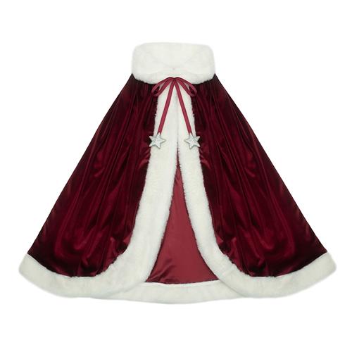Mimi & Lula Julemandskappe-udklædning Red  Red One Size  Rød  One Size  unisex