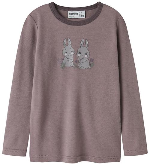 Name It Bluse - Uld - NmfWillow - Toadstool/Bunnies
