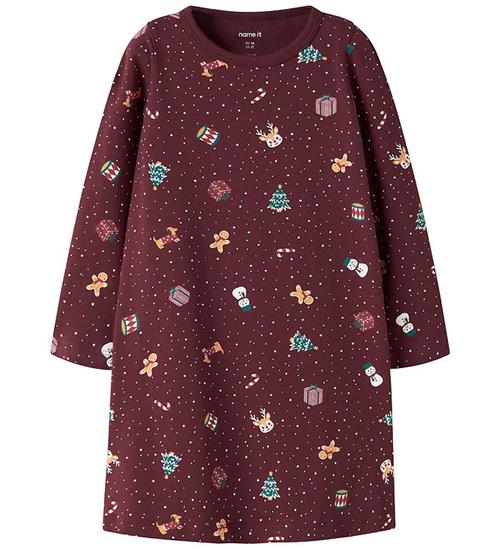 Name It Natkjole - NmfVismas - Burgundy/Christmas