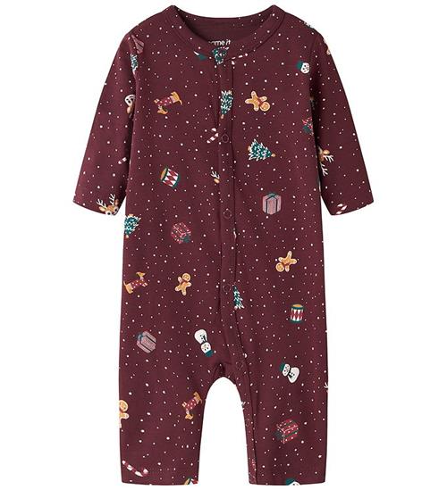 Name It Natdragt - NbnVismas - Burgundy/Christmas