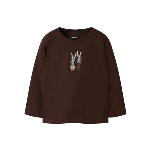 NAME IT Bluse Ovid Coffee Bean