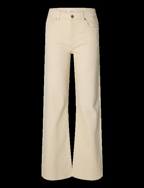 Selected | Slwwide Bea-Kori Ecru 609 Hw Jeans Noos | 28 x 32