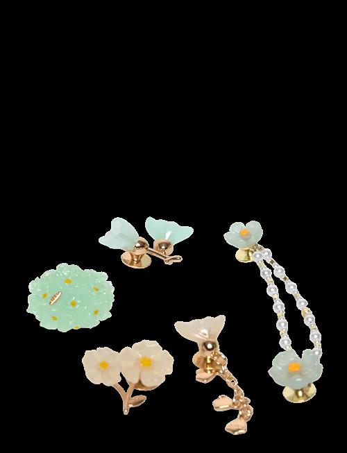 Crocs | Blue Dainty Floral 5 Pack | ONE SIZE