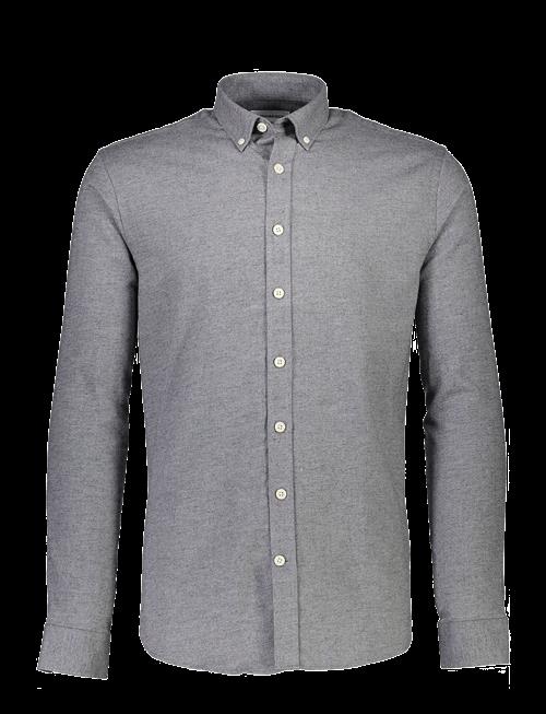 Lindbergh | Mélange Brushed Shirt L/S - Regular | S