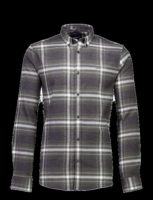 Lindbergh | Brushed Checked Shirt L/S | L