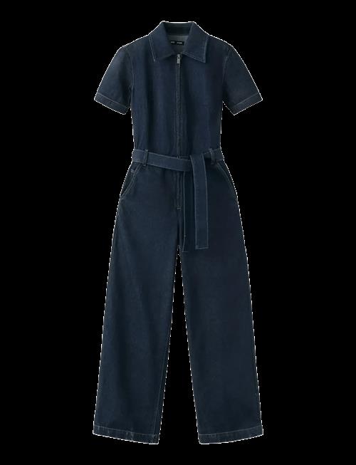 Mango | Belt Denim Jumpsuit | S