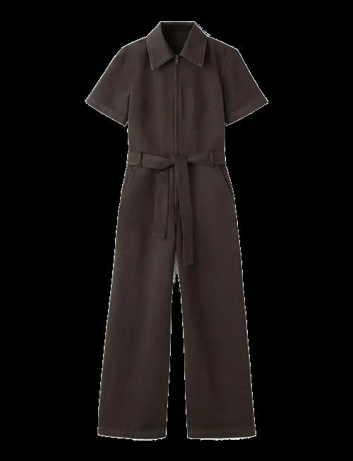 Mango | Zip Denim Jumpsuit | S