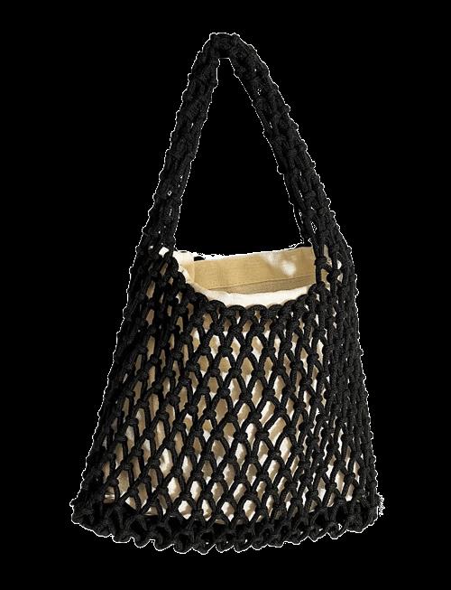 Pipol's Bazaar | Maria Net Bag Black | ONE SIZE
