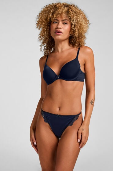 Hunkemöller Highleg Brazilian Pamela Blå