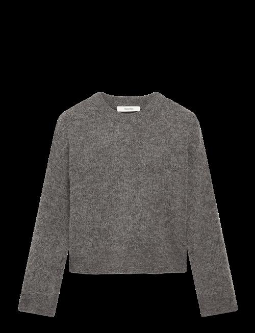 Selected | Slfsia Ras Ls Knit New O-Neck Noos | XXL