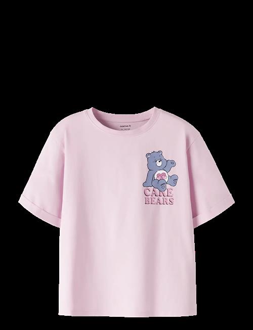 name it | Nkfmumma Carebears Nreg Ss Top Box Sky | 158-164