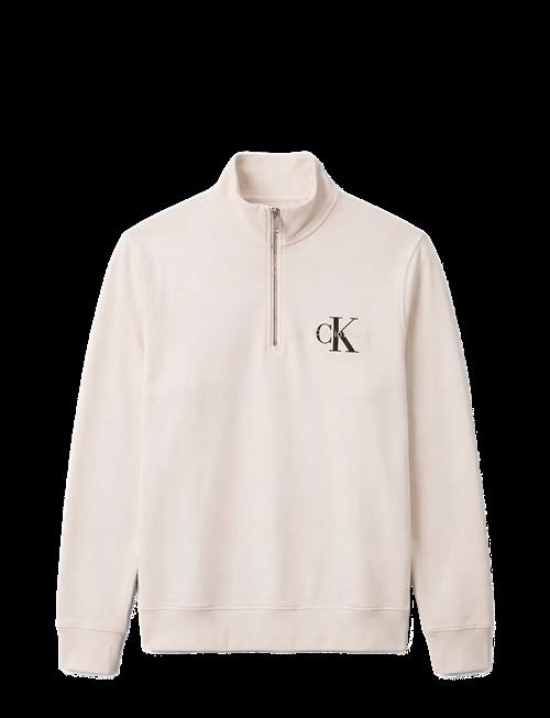 Calvin Klein Jeans | Cl Ls 350Terry Mcro Mnlg Qtr Zip | XL