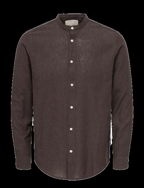 ONLY & SONS | Onscaiden Life Ls Linen Blend Mao Noos | XL