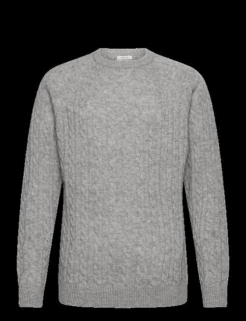 Se Lindbergh | Lambswool Raglan Cable O-Neck Knit | S hos Booztlet