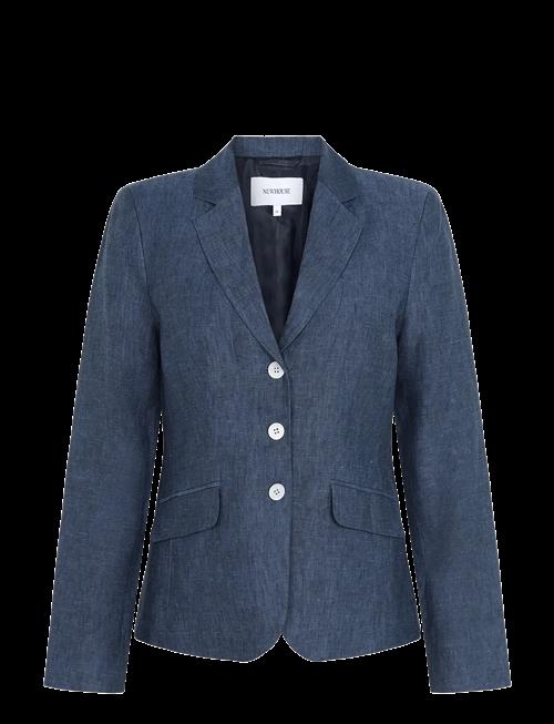Newhouse | Amanda Linen Blazer | 36