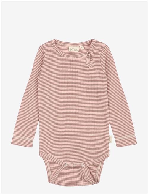 Petit Piao | Ppdante Body L/S Merino Wool Stripe | 68
