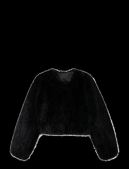 Mango | Faux-Fur Cropped Jacket | S