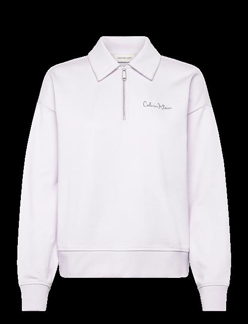 Calvin Klein Jeans | Ls French Terry Graphic Qz Sweat | S
