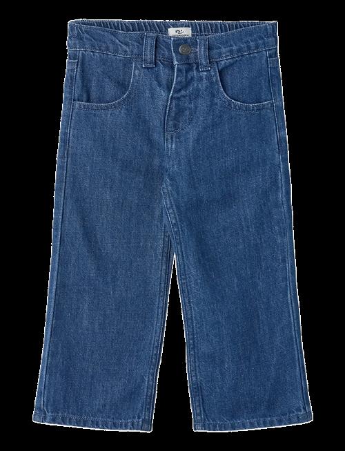 Copenhagen Colors | Organic Denim Pants W. Pocket Embroidery & Wide Leg | 146