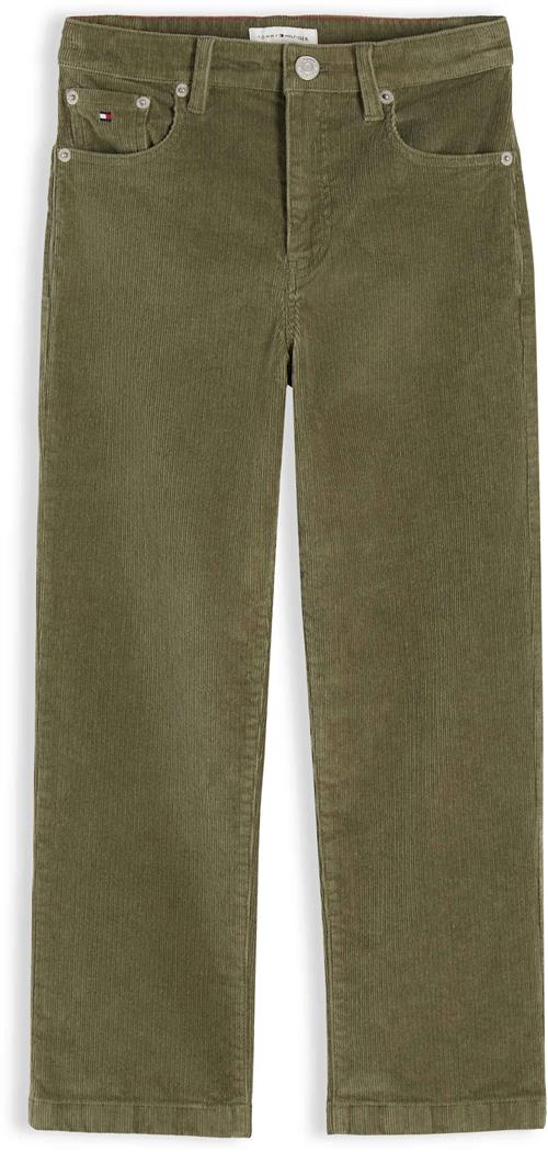 Tommy Hilfiger Cordbukser I Afslappet Pasform Ghost Fern  Ghost Fern 6 Y  Grøn  6 år  unisex