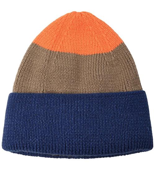 LEGOÂ® Wear Hue - Strik - LWAgan 803 - Blå/Brun/Orange