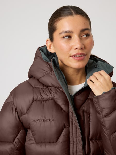 Björn Borg Studio Reversible Puffer Jacket Grøn, XS