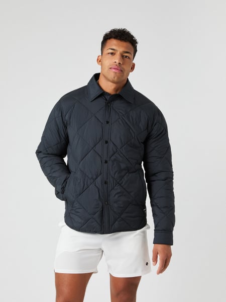 Björn Borg Centre Quilted Overshirt Sort, L