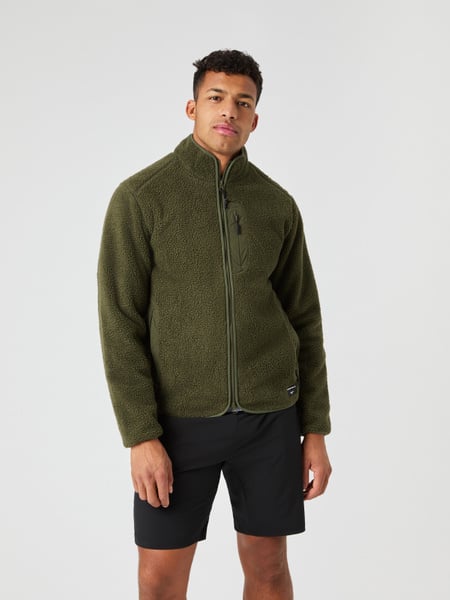 Björn Borg Centre Pile Jacket Grøn, XXL