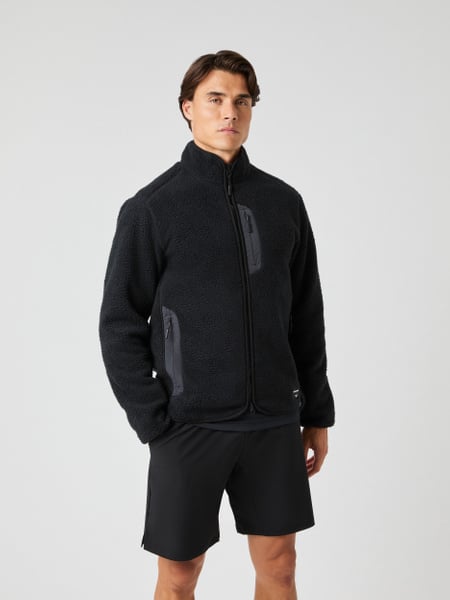 Björn Borg Centre Pile Jacket Sort, S