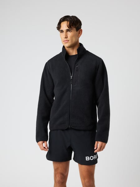 Björn Borg Borg Pile Jacket Sort, XL