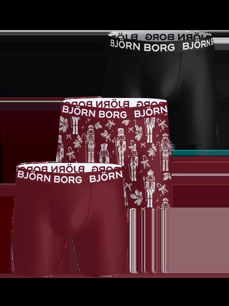 Björn Borg Sports Microfiber Boxers 3-pack Sort, XS