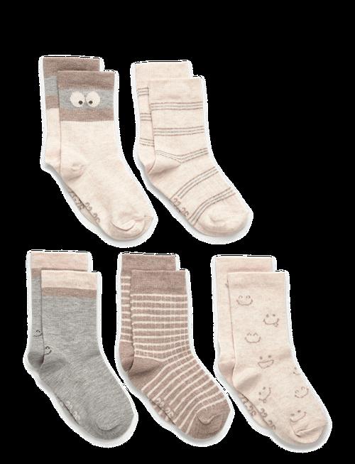 Minymo | Socks W. Pattern (5-Pack) | 27\30