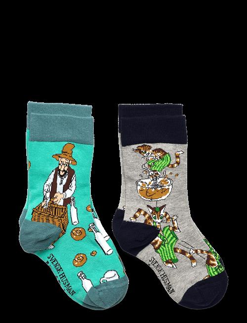 Geggamoja | Pettson & Findus Socks 2-Pack Mix 31-33 | 28/30