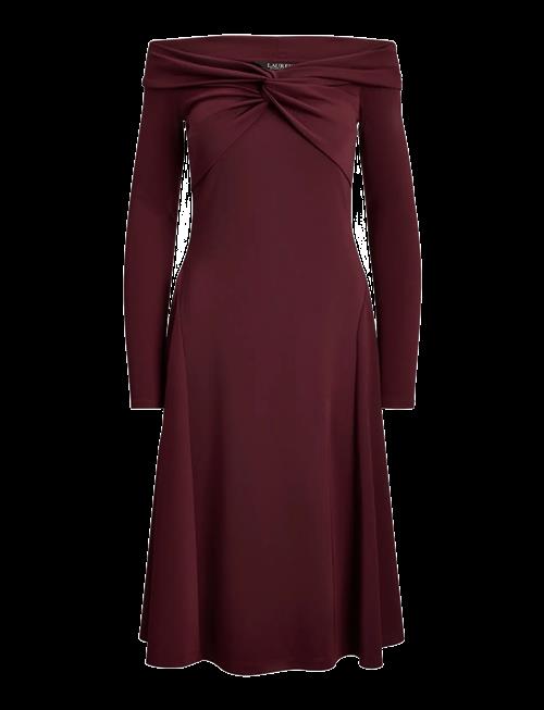 Lauren Ralph Lauren | Twist-Front Off-The-Shoulder Dress | 34