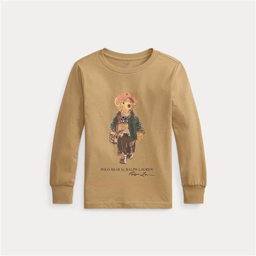 Ralph Lauren T-shirt Camel  Camel 7 Y  Beige  7 år  Drenge