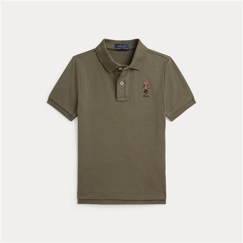 Ralph Lauren Knit Polo Cruise Olive 3 Y  Grøn  3 år  Drenge
