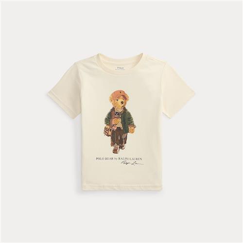 Ralph Lauren Knit  T-Shirt Estate Cream 7 Y  Creme  7 år  Drenge