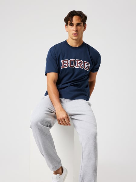 Björn Borg Borg Classic Print T-shirt Marineblå, L