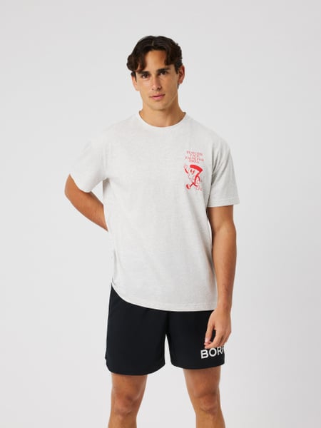 Björn Borg Borg Gym Oversized T-shirt Grå, M