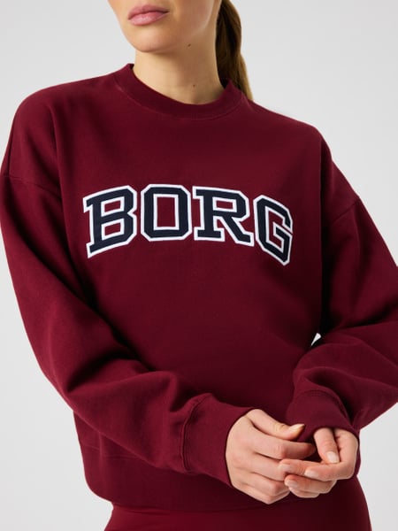 Björn Borg Borg Boyfriend Sweatshirt Rød, XS
