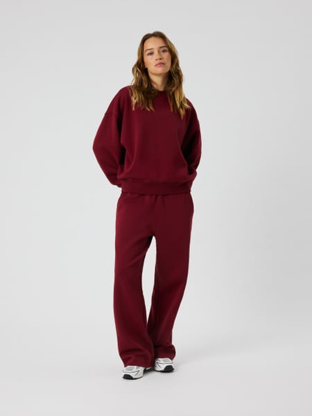 Björn Borg Studio Oversized Straight Sweatpants Rød, M
