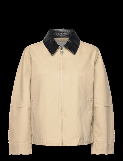 Mango | Cotton Jacket With Contrasting Collar | S