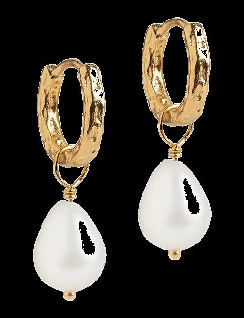 Enamel Copenhagen | Significant Pearl Hoops | ONE SIZE