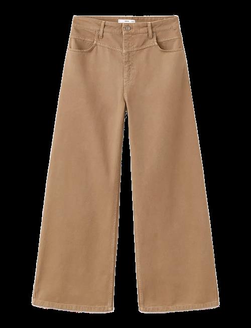 Mango | Wide Leg Mid-Rise Loose-Fit Jeans | 40