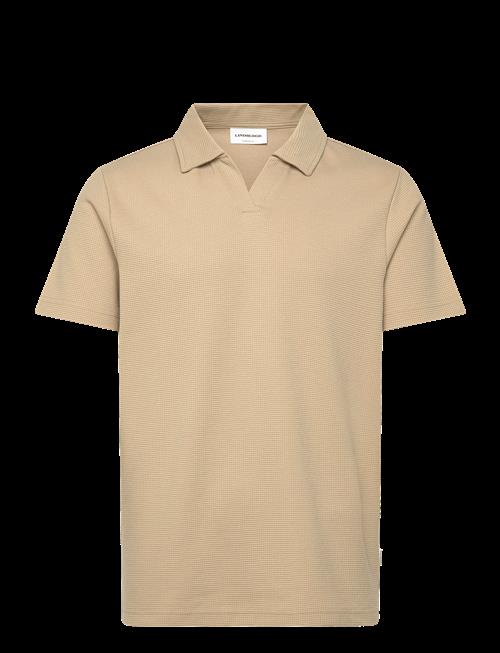 Lindbergh | Waffle Polo Split Neck | XL