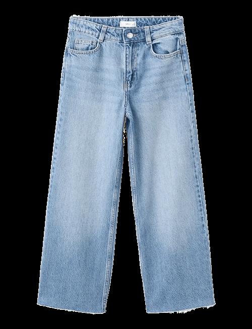 Mango | Wide Leg Jeans With Frayed Hem | 140