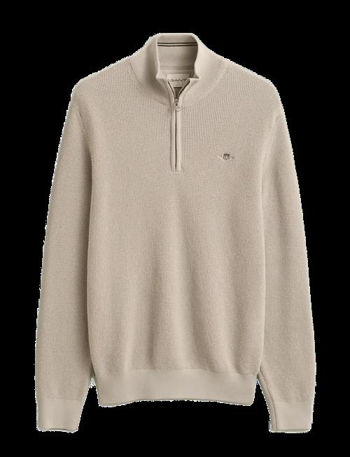 Gant | Waffle Knit Half-Zip Sweater | XXXL