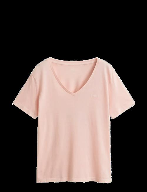 Gant | Reg Washed Shield V-Neck T-Shirt | XS