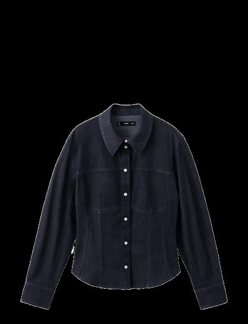 Mango | Denim Shirt With Seams | XS